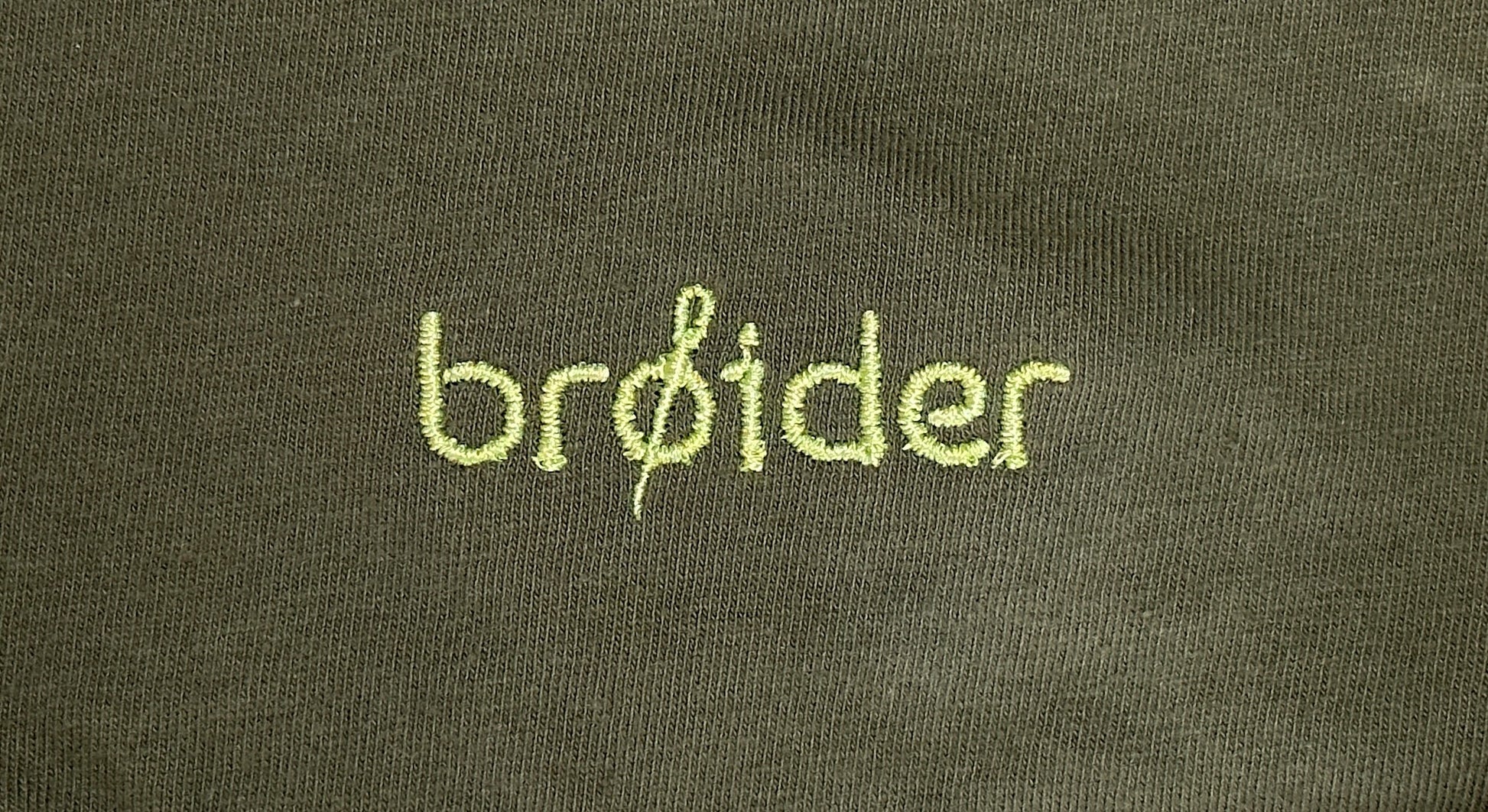 Back view of No Key Lime Pie Before 7am tee by Broider. Plain cotton back on embroidered shirt with unique Boston-made design.